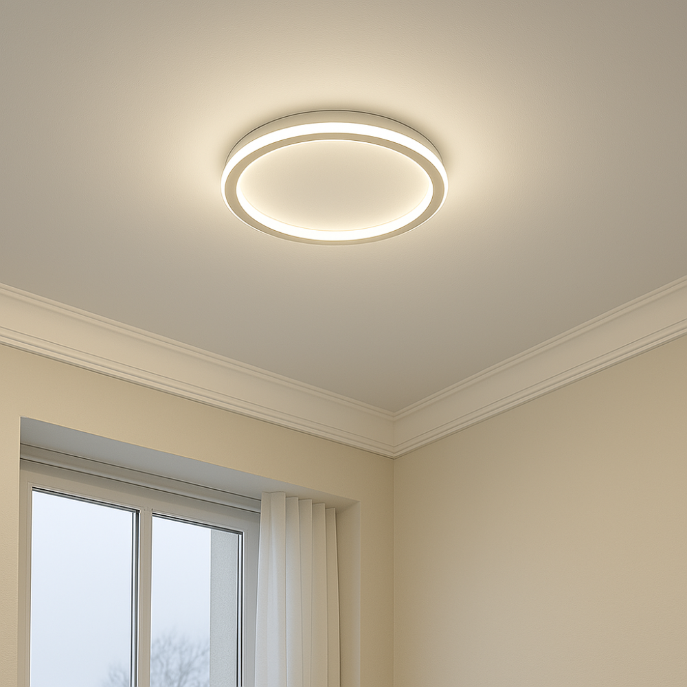 Lampu Siling LED Boleh Laras SkagaNova Nordic Dalam Putih Hangat