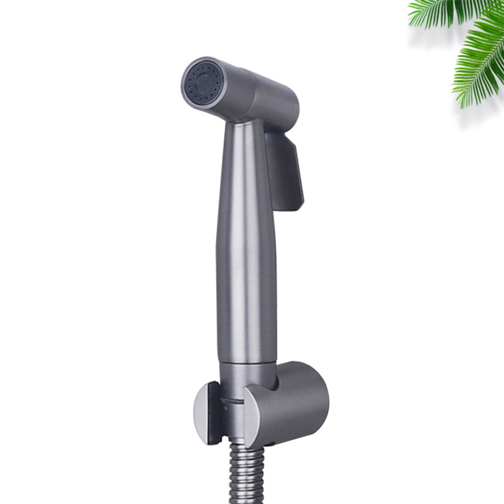 Nuvoro Hygienic Handheld Bidet Sprayer For Toilet With Stainless Steel Gunmetal Grey