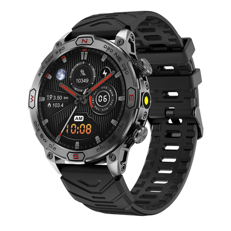 RidgePulse Pro Reloj Inteligente GPS para Exterior con Monitor de Ritmo Cardíaco y Seguimiento de SpO2