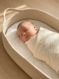 Portable Cotton Rope Baby Changing Basket with Pad