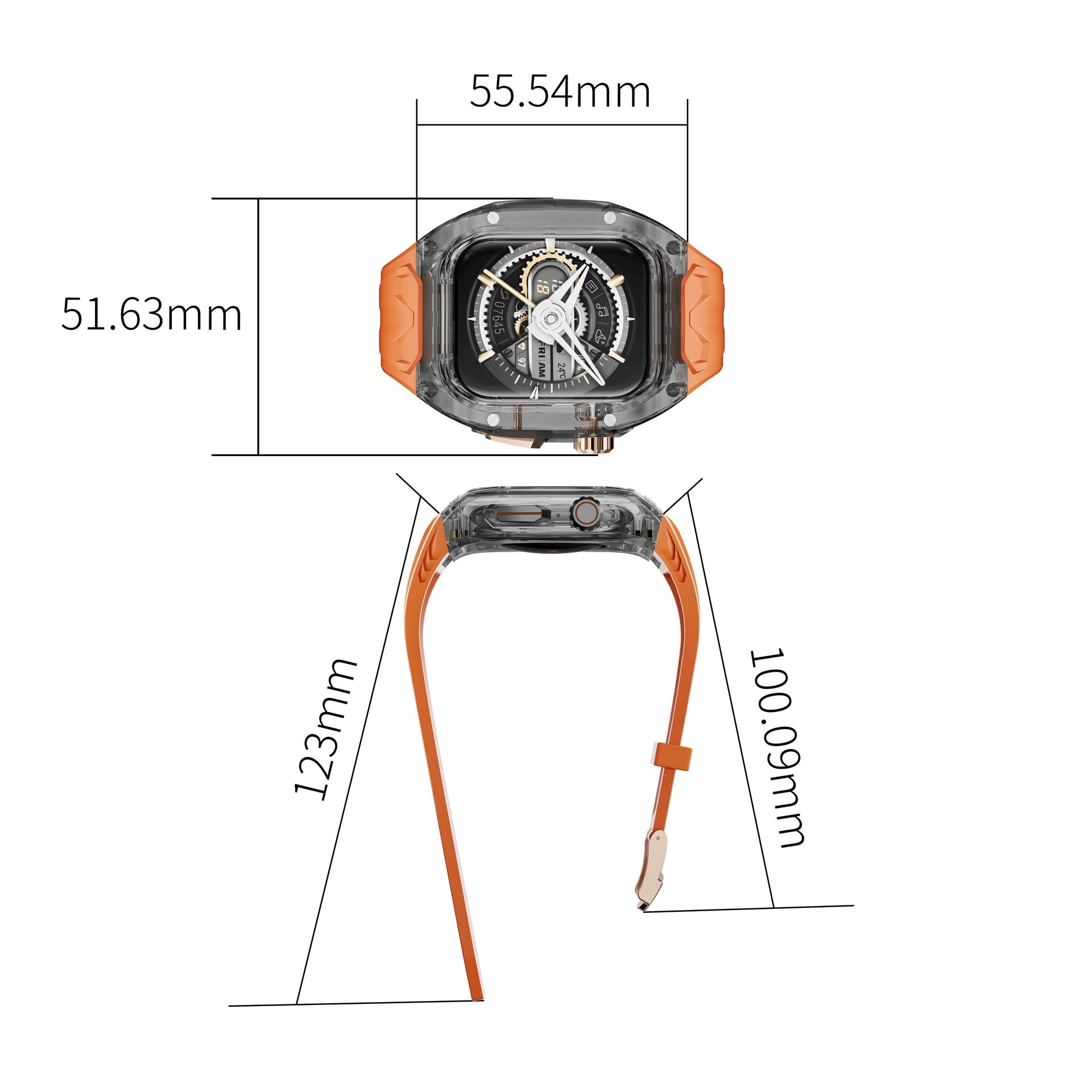 Ochranný kryt a pouzdro Glacia Series pro Apple Watch
