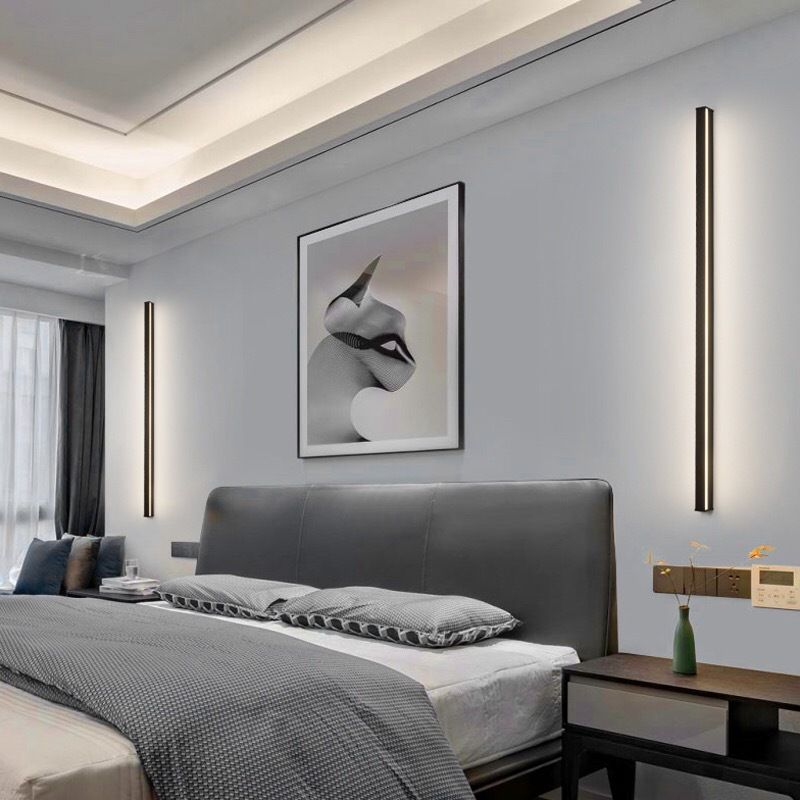 Lineaire LED-wandlamp voor efficiënte woningen en moderne interieurs