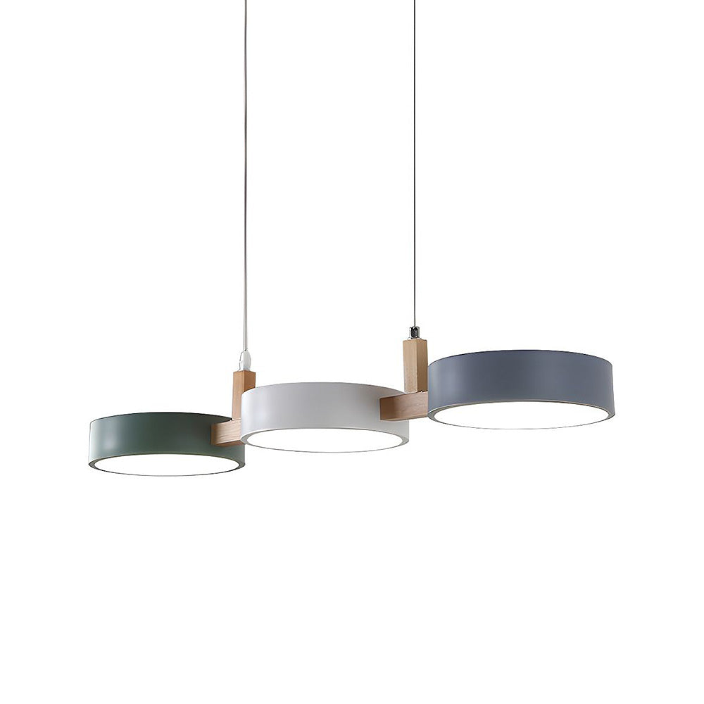 Luminária de Teto Nordic Flush com Múltiplas Cabeças para Cozinhas e Salas de Jantar