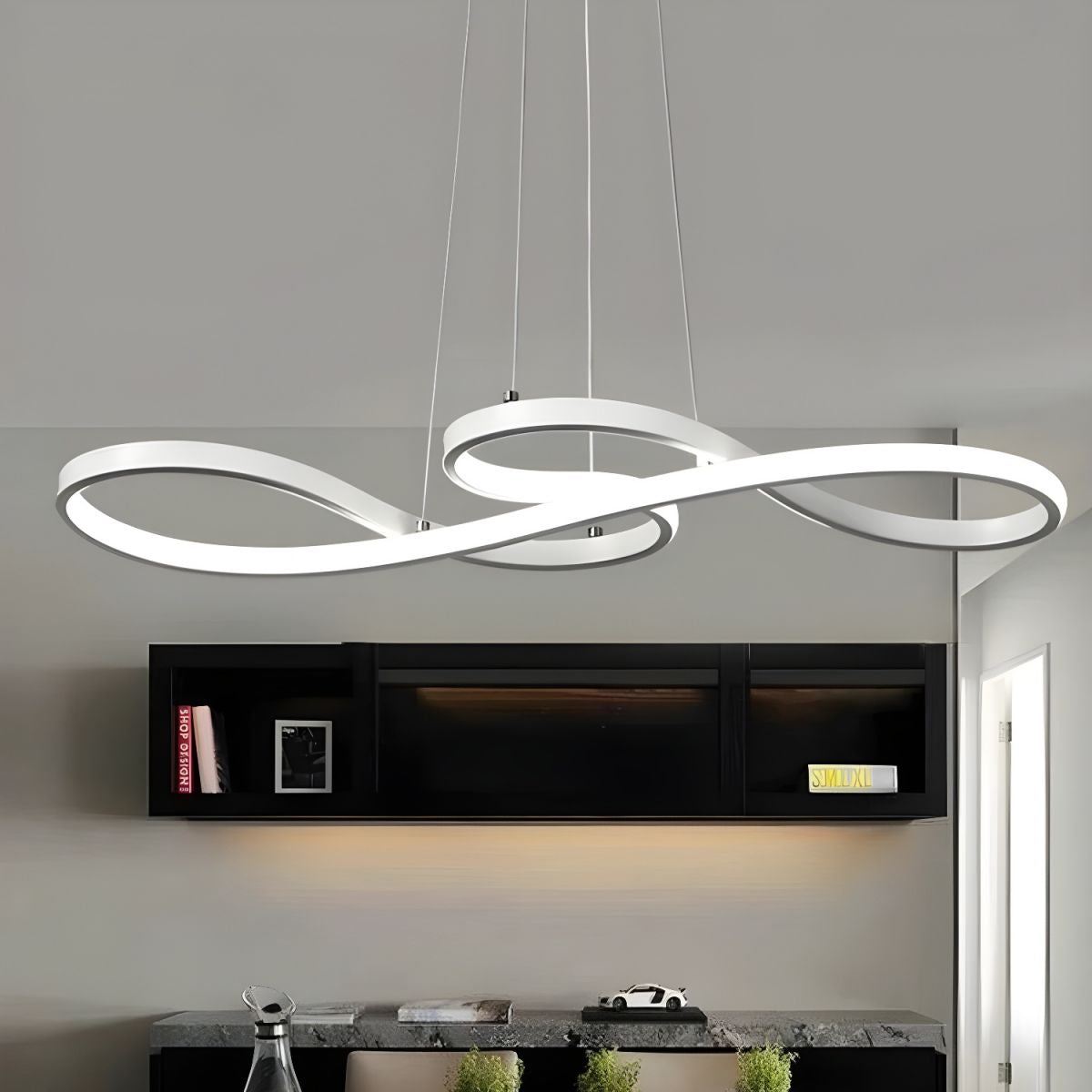 Nordische stijl plafondlamp met Aeronis legering hanglamp kroonluchter