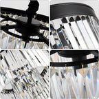 Liora Crystal Pendant Light For Chandeliers Or Ceiling Fixtures