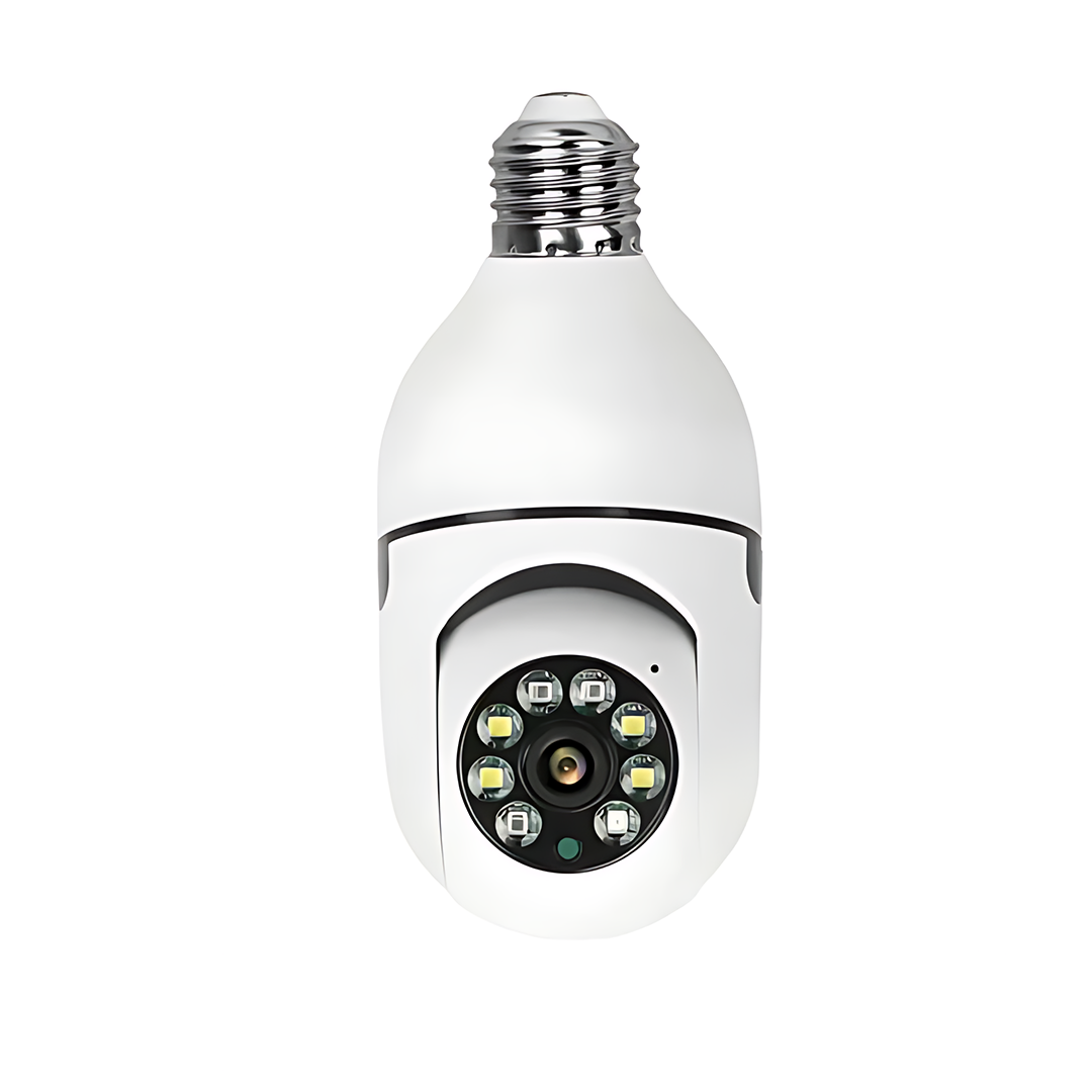 Outdoor WiFi Camera Inside A Light Bulb With Motion Detection