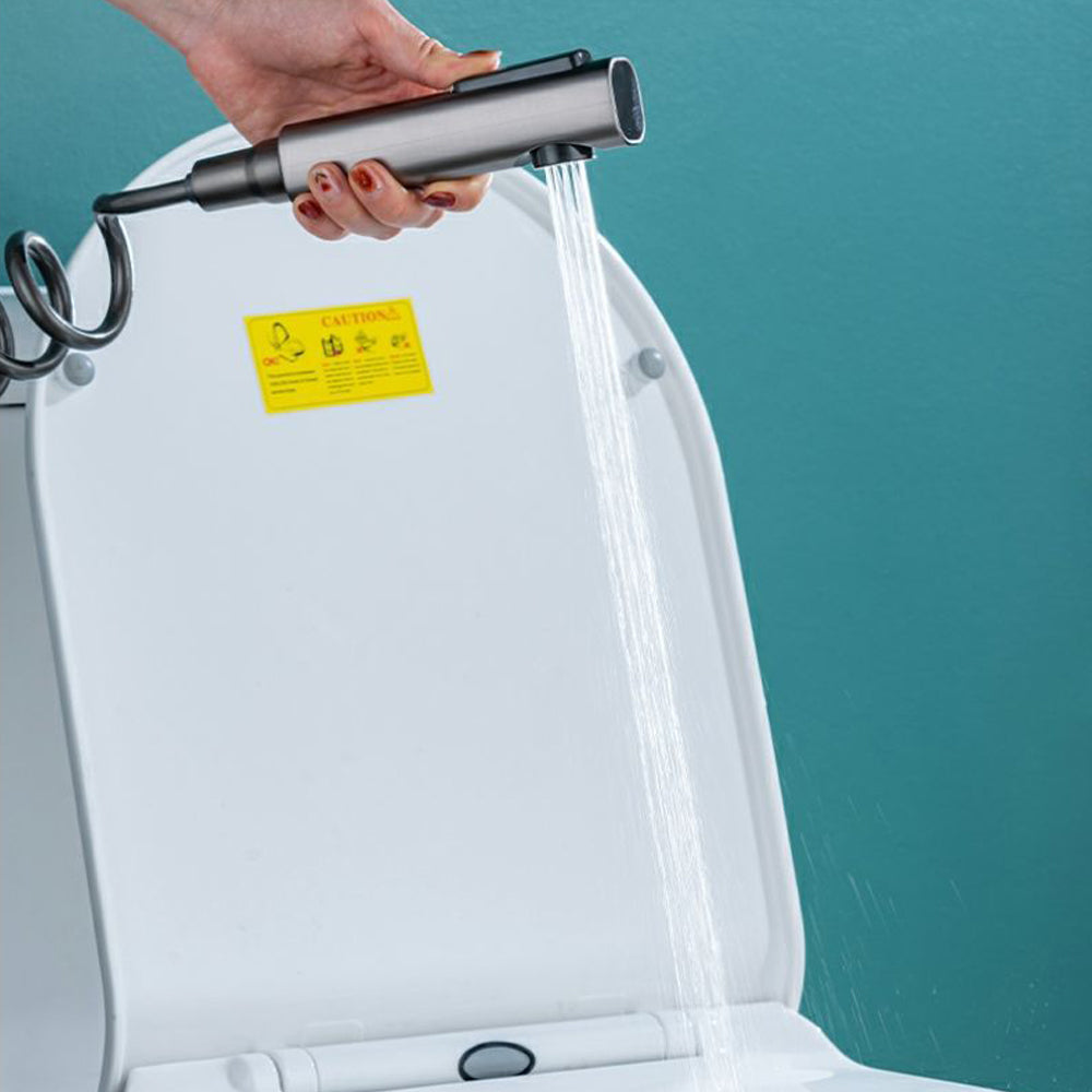 AquaKey Pulverizador de Bidé Manual Ajustável com Controlo Estilo Piano para Sanita