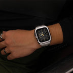 Avelon příslušenství pro Apple Watch s nerezovým pouzdrem a ocelovým páskem
