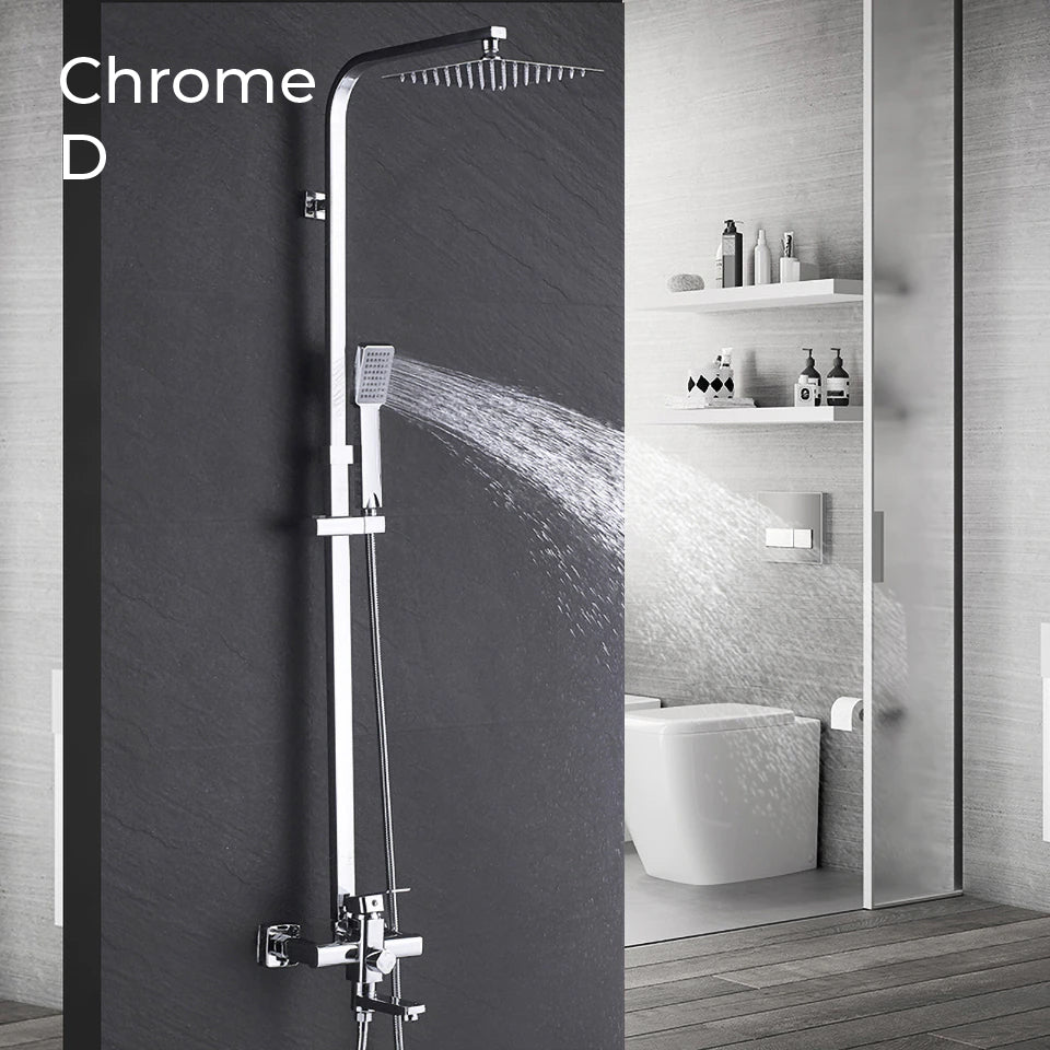 Nyra Dual Mixer Shower System With Handheld Rain Spray