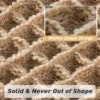 Tappetino da bagno a trama waffle per uso quotidiano in bagno