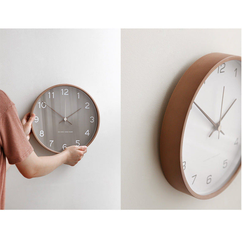 TimberGlow Wooden Wall Clock For Living Room Decor