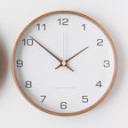 TimberGlow Wooden Wall Clock For Living Room Decor