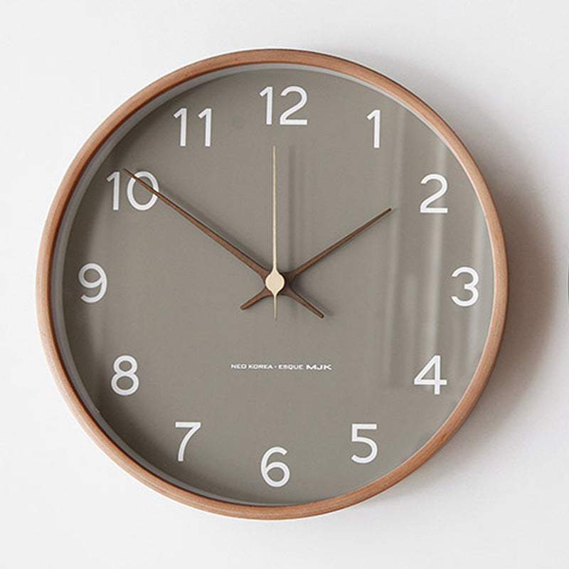 TimberGlow Wooden Wall Clock For Living Room Decor