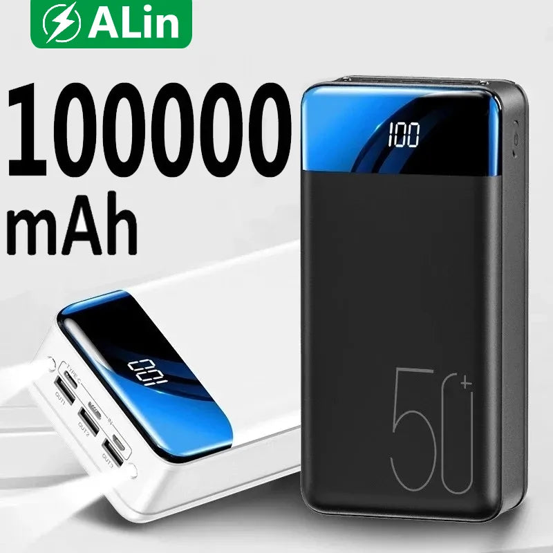VoltNova 100000mAh Přenosná powerbanka s rychlým nabíjením