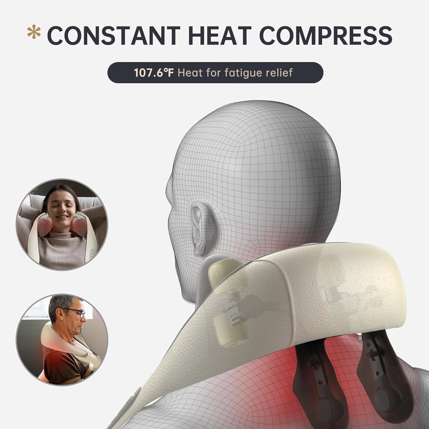 VitaPulse Deep Tissue Massager For Neck And Upper Back Tension