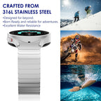 Bransoleta ze stali nierdzewnej z zapięciem motylkowym do Samsung Galaxy Watch 4 5 6 7 Pro