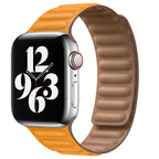 Kerrin Magnetic Leather Link Band Compatible With Apple Watch