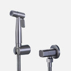 Nuvoro Hygienic Handheld Bidet Sprayer For Toilet With Stainless Steel Gunmetal Grey