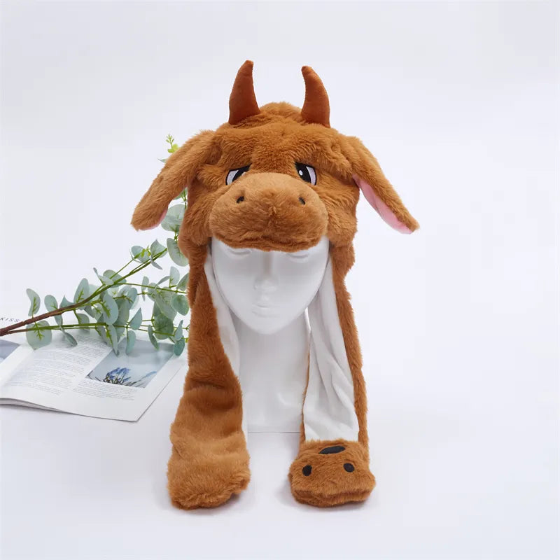 Funny hat with wobbly ears