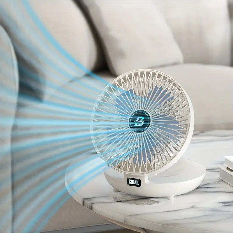 Ventilador Personal USB WallBreeze para Enfriamiento en Casa y Oficina, Silencioso