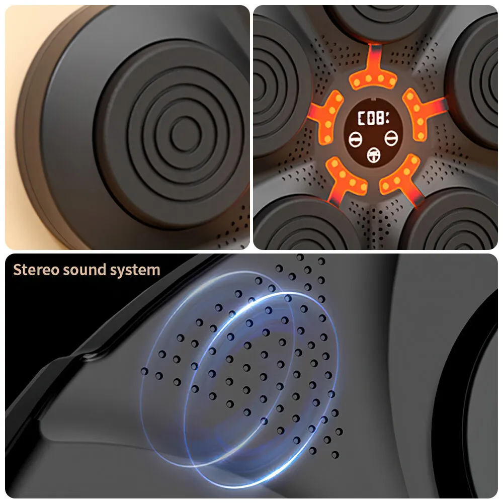 NovaStrike Wall Mounted Boxing System With Music And Gloves