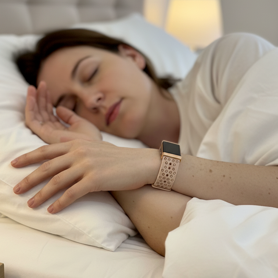 VitalCheck Band: Quiet Wellness Wristband To Help You Feel Better