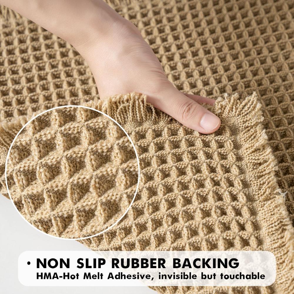 Tappetino da bagno a trama waffle per uso quotidiano in bagno