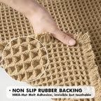 Tappetino da bagno a trama waffle per uso quotidiano in bagno