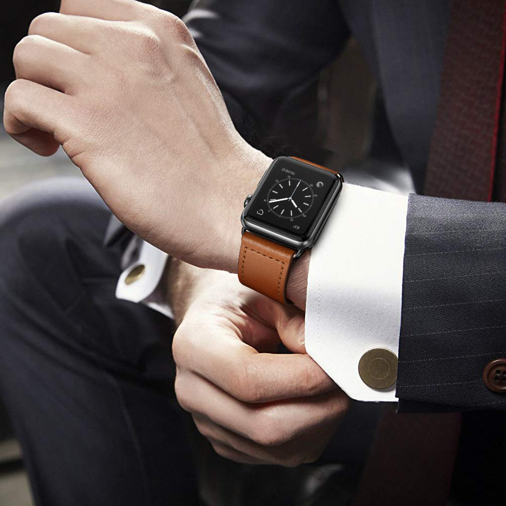 Cinturino in pelle Rivon a loop per Apple Watch Compatibilità