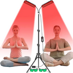 1H Dual Head Red Light Stand For Home Use And Wellness
