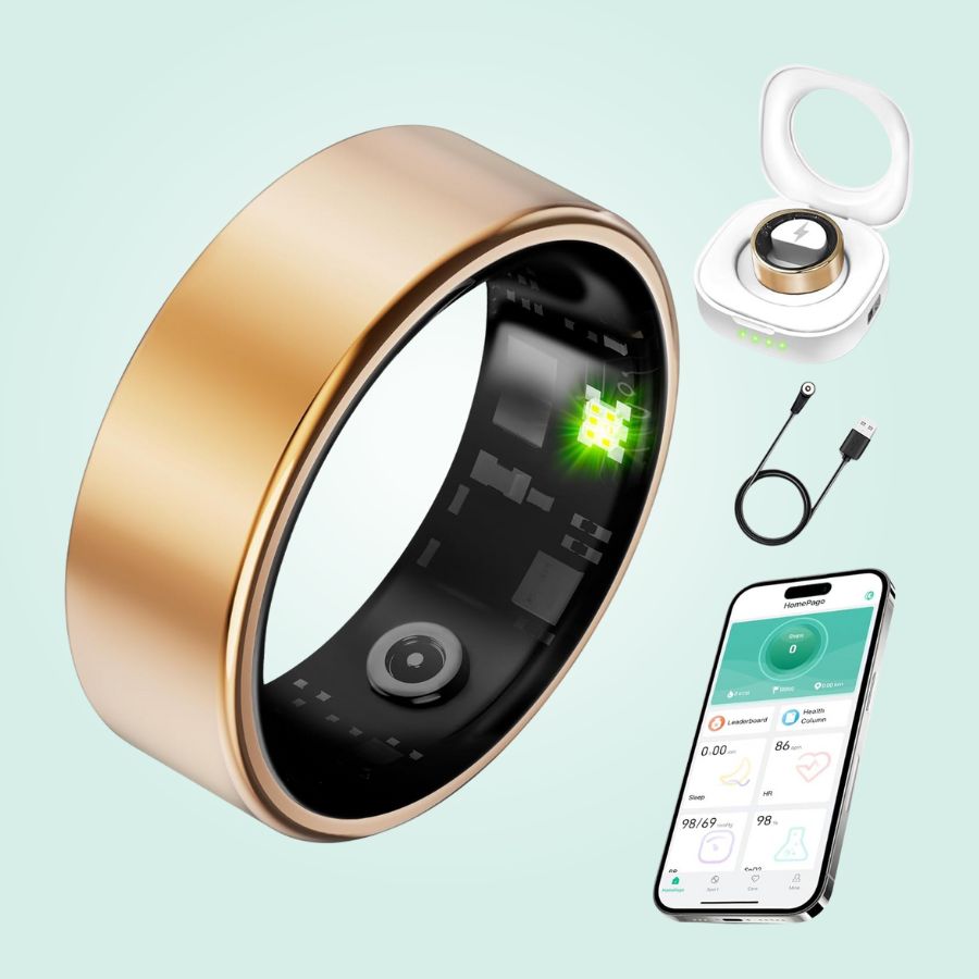 Smart prsten Pro wellness tracker pro spánek, stres a přehled o energii
