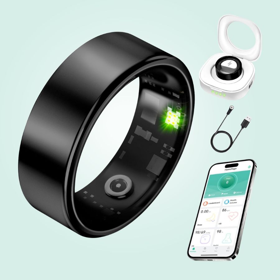 Smart prsten Pro wellness tracker pro spánek, stres a přehled o energii