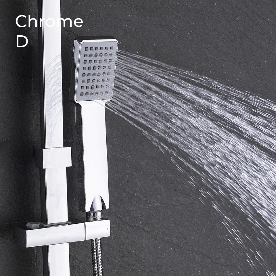 Nyra Dual Mixer Shower System With Handheld Rain Spray
