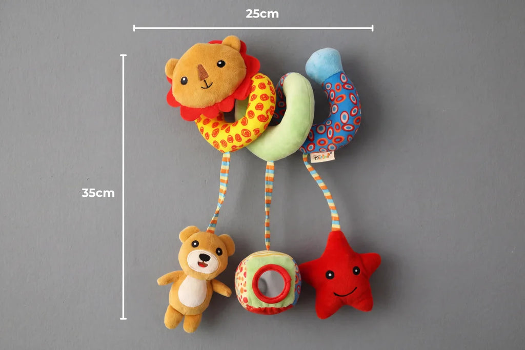 Vibrant Safari Sensory Activity Spiral