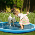 水しぶき付きインフレータブル犬用スプラッシュパッドで、この夏犬を涼しく保つ