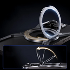 Avelon Air Cushion Case With Magnetic Pivot And 360 Degree Ring Stand
