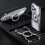 Avelon Air Cushion Case With Magnetic Pivot And 360 Degree Ring Stand