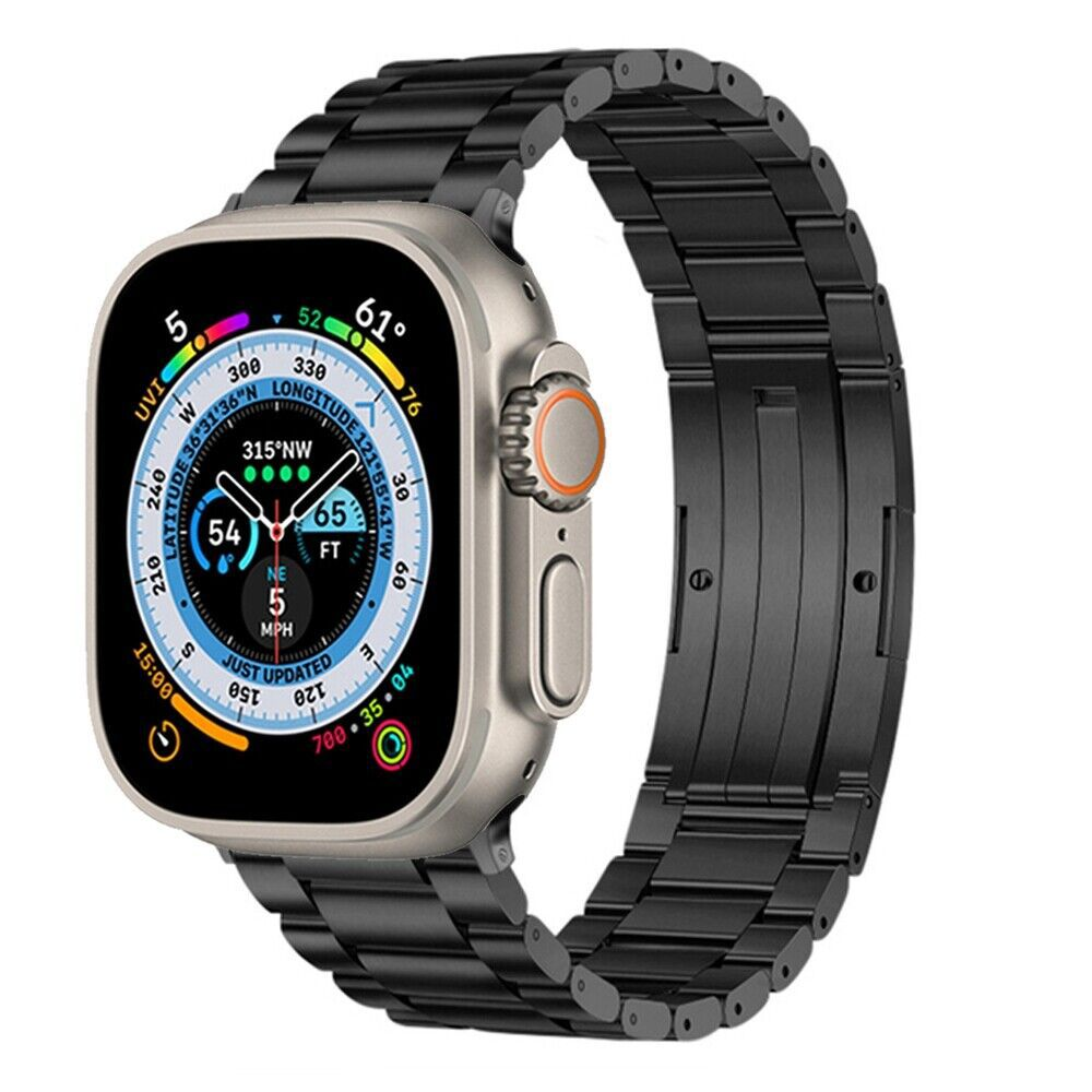 Gravitiq Grade 2 Titanium Watch Band For Apple Watch Refined Look