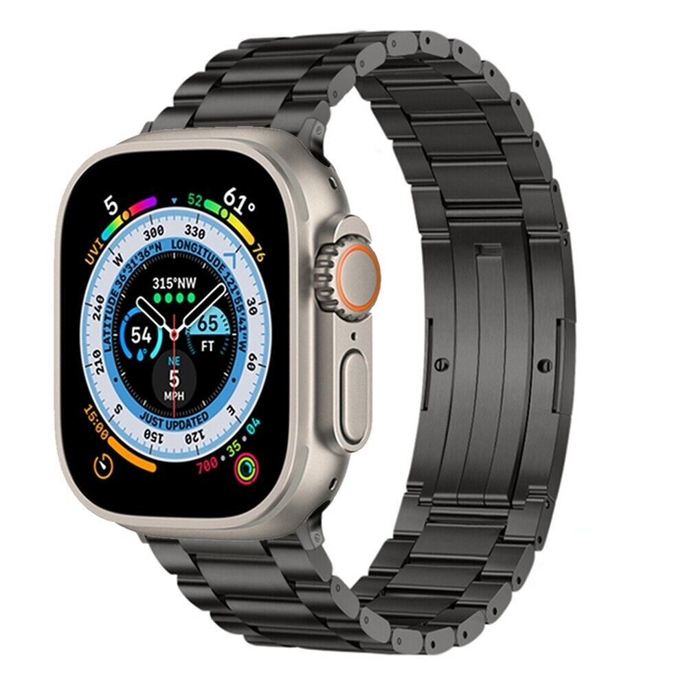 Gravitiq Grade 2 Titanium Watch Band For Apple Watch Refined Look