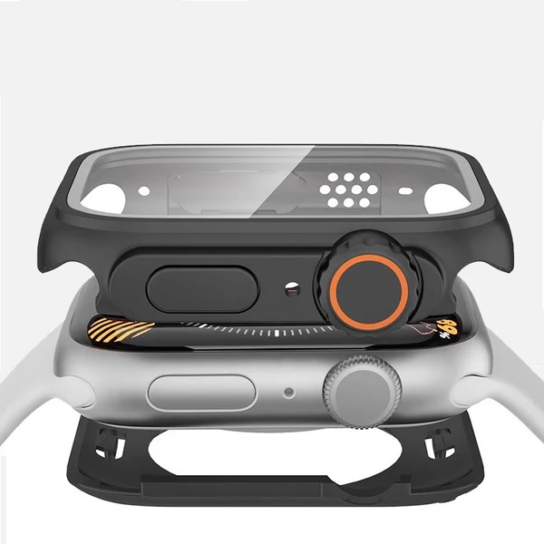 Apple Watch QuantaGuard 360 beskyttelsesetui med hærdet film