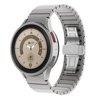 Bransoleta ze stali nierdzewnej z zapięciem motylkowym do Samsung Galaxy Watch 4 5 6 7 Pro