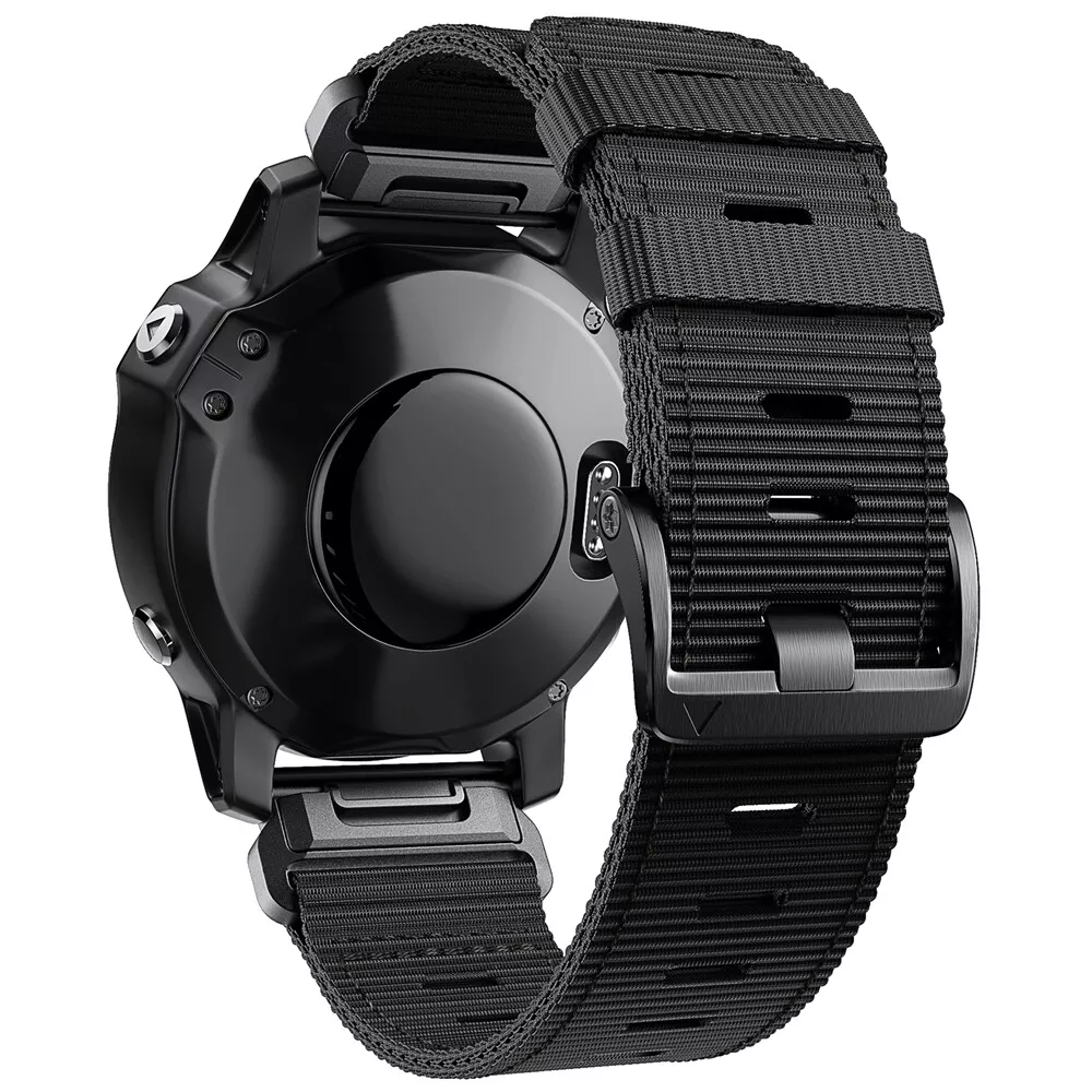Brățară tactică din nailon Rivaro pentru seria Garmin Fenix 5, 5X Plus, 6X, 6 Pro, 7, 7X, 8