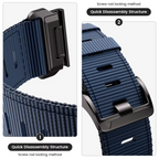Brățară tactică din nailon Rivaro pentru seria Garmin Fenix 5, 5X Plus, 6X, 6 Pro, 7, 7X, 8