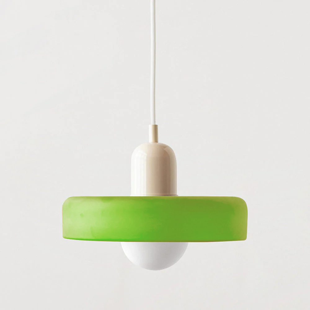 Bauhaus Aurelo Colored Glass Pendant Light For Dining Rooms