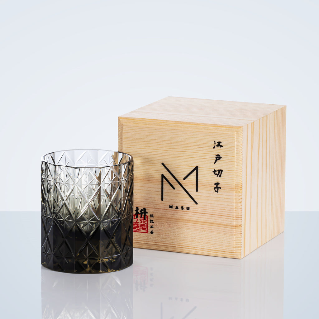 Hoshira Whisky Glass Celestial Handcrafted In Wooden Box