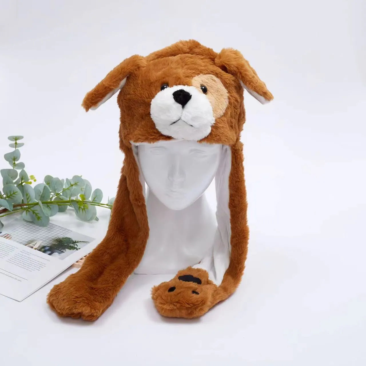 Funny hat with wobbly ears