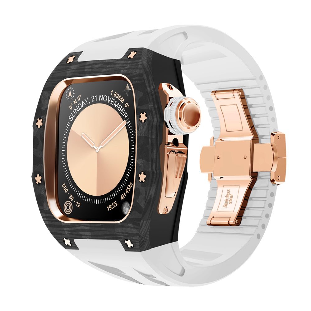 NovaCarb S10 Carbon Fiber And Titanium Apple Watch Retrofit Kit