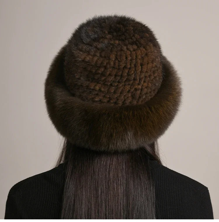 Novaine Mink Fur Hat For Classic Winter Warmth And Style
