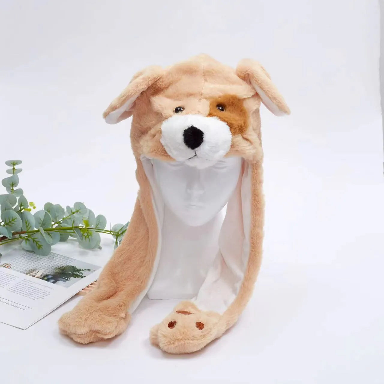 Funny hat with wobbly ears