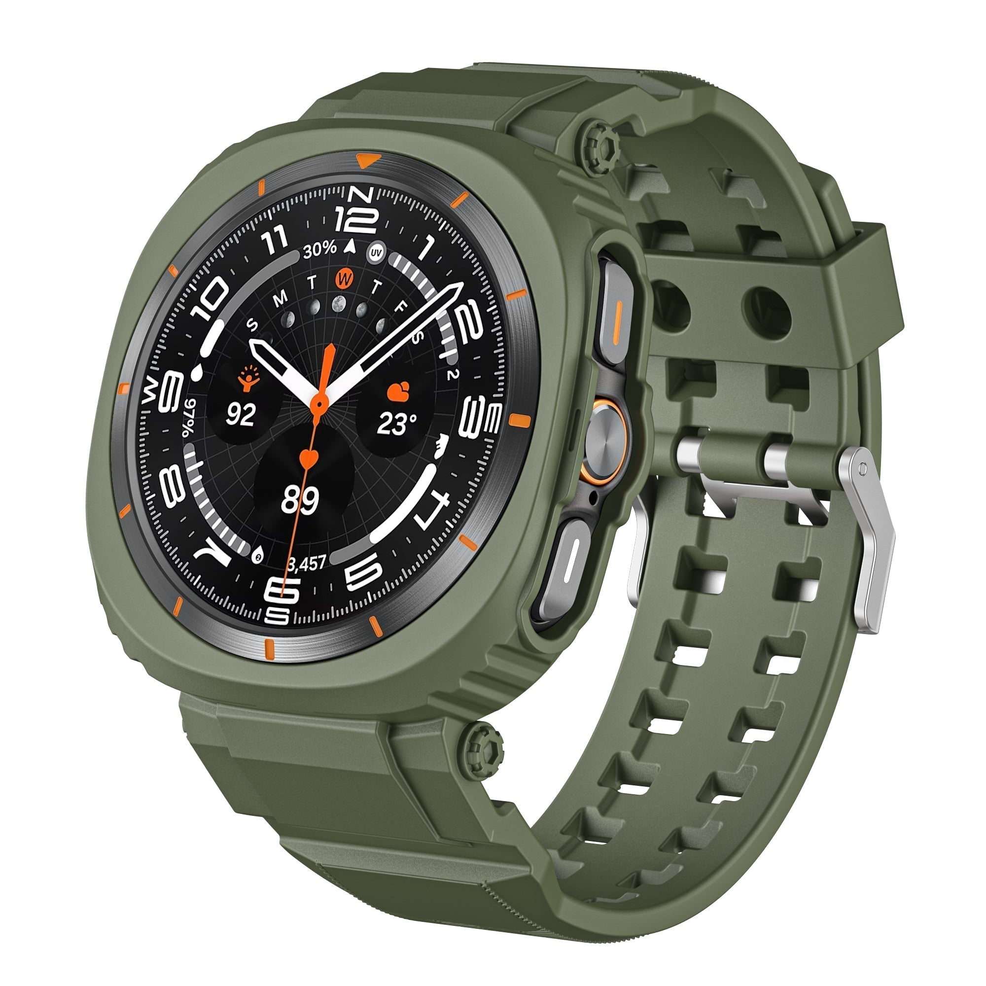 FlexTone Sport TPU Band With Case For Samsung Galaxy Watch Ultra 47mm